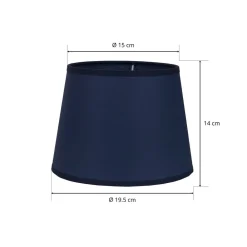 Duolla Lampeskærm Classic S, mørkeblå