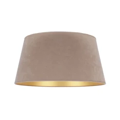 Lampeskærm Cone højde 25,5 cm, beige/guld^Duolla