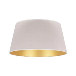 Lampeskærm Cone højde 25,5 cm, ecru/guld^Duolla Clearance
