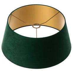 Duolla Lampeskærm Cone højde 22,5 cm, mørkegrøn/guld