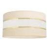 HELAM Lampeskærm Helen E27 Ø40/højde 20 cm creme/guld
