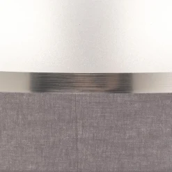 HELAM Lampeskærm Helen E27 Ø25/højde 15 cm grå/sølv