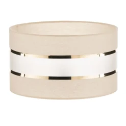 Lampeskærm Helen E27 Ø35/Højde20cm ecru/guld^HELAM Best