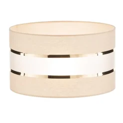 Lampeskærm Helen E27 Ø35/Højde20cm ecru/guld^HELAM Best