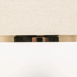 Lampeskærm Helen E27 Ø35/Højde20cm ecru/guld^HELAM Best