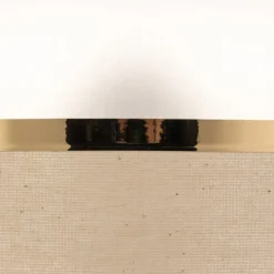 HELAM Lampeskærm Helen E27 Ø20/Højde15cm ecru/guld