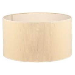 Duolla Lampeskærm Roller Ø 40 cm, ecru/guld
