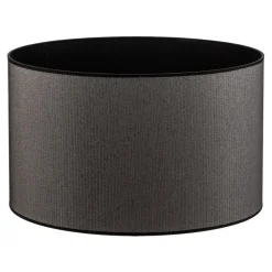 Duolla Lampeskærm Roller Ø 50 cm, sort/sølv