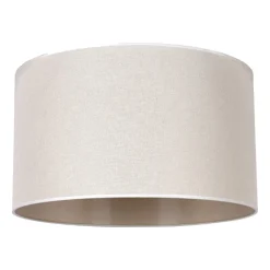 Duolla Lampeskærm Roller, beige, Ø 40 cm, højde 22 cm