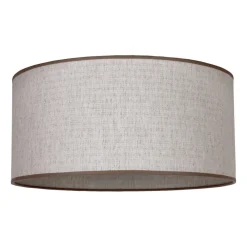 Lampeskærm Roller, ecru, jute, Ø 50 cm, højde 24 cm^Duolla Discount