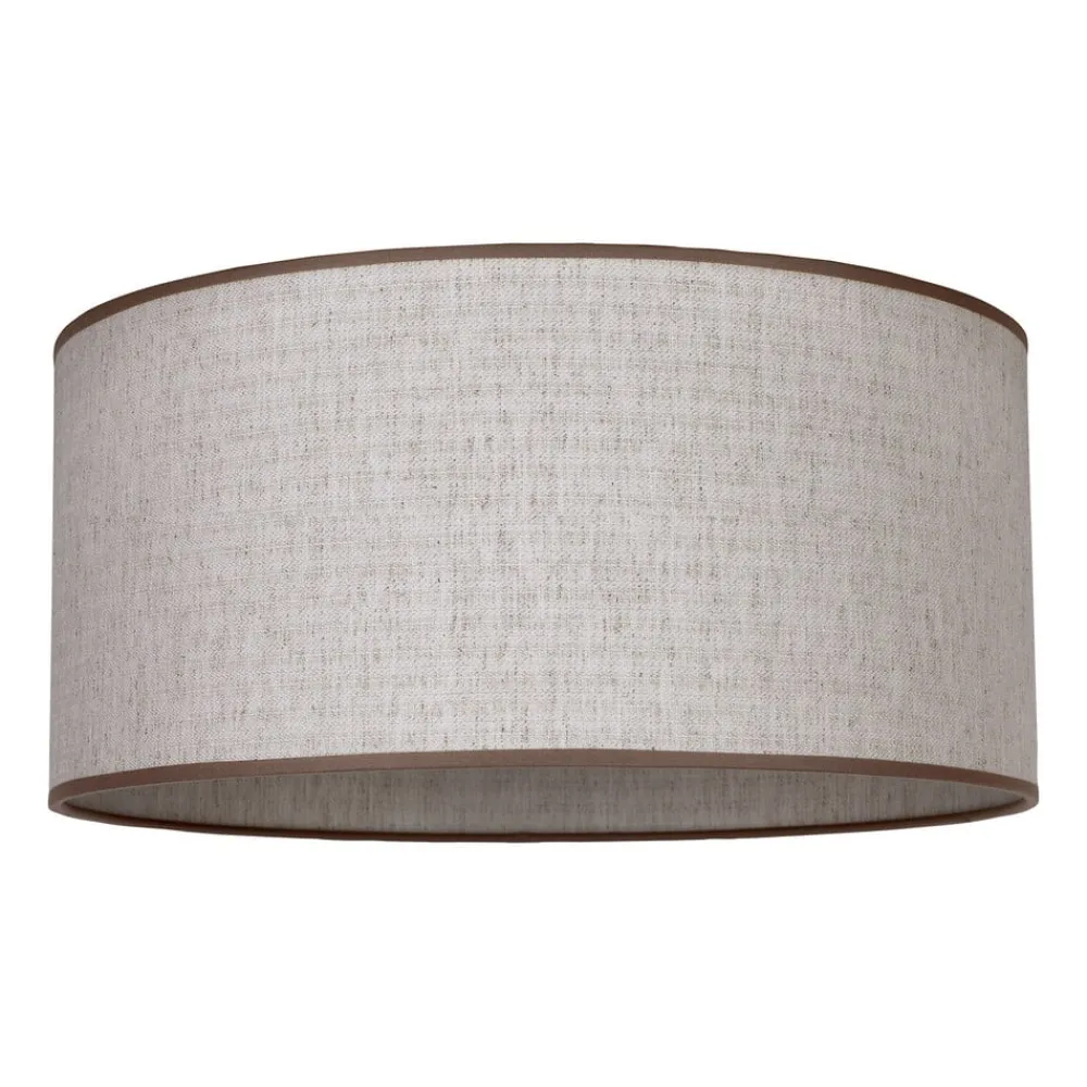 Lampeskærm Roller, ecru, jute, Ø 50 cm, højde 24 cm^Duolla Discount