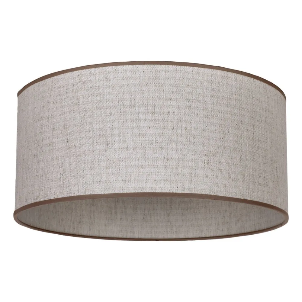 Lampeskærm Roller, ecru, jute, Ø 50 cm, højde 24 cm^Duolla Discount
