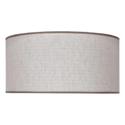 Lampeskærm Roller, ecru, jute, Ø 50 cm, højde 24 cm^Duolla Discount