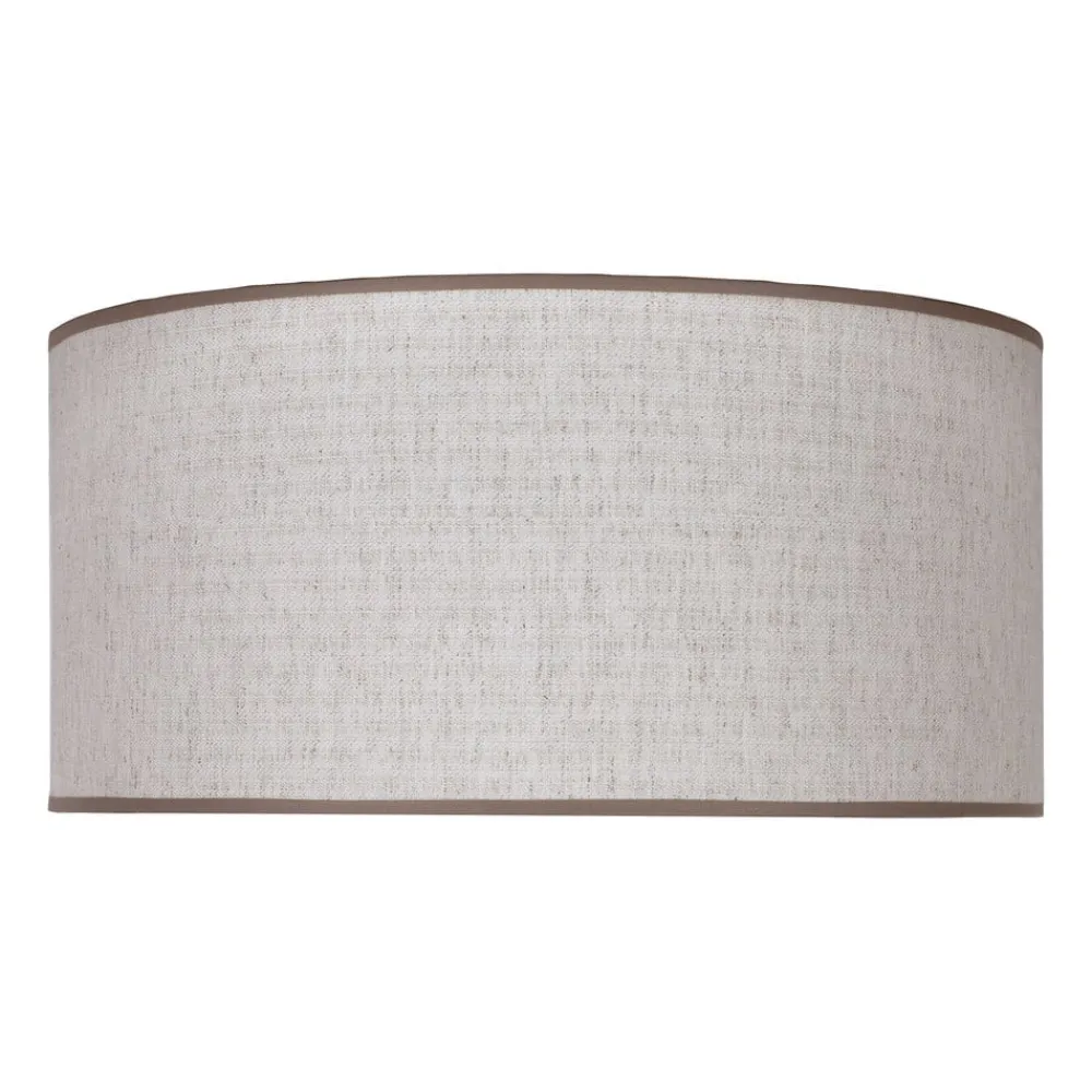 Lampeskærm Roller, ecru, jute, Ø 50 cm, højde 24 cm^Duolla Discount