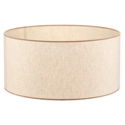 Lampeskærm Roller, ecru, jute, Ø 50 cm, højde 24 cm^Duolla Discount