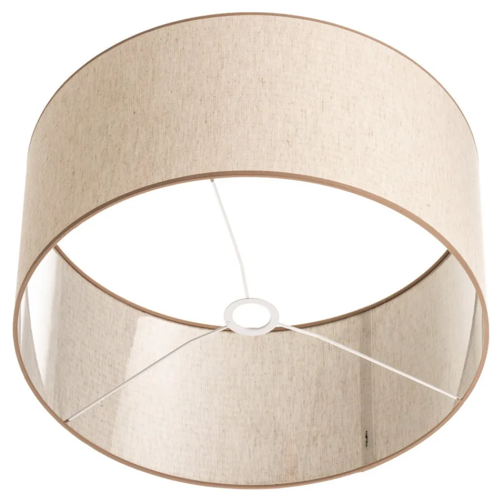 Lampeskærm Roller, ecru, jute, Ø 50 cm, højde 24 cm^Duolla Discount