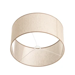 Lampeskærm Roller ecru/beige Ø 50 cm Højde 24 cm^Duolla Best