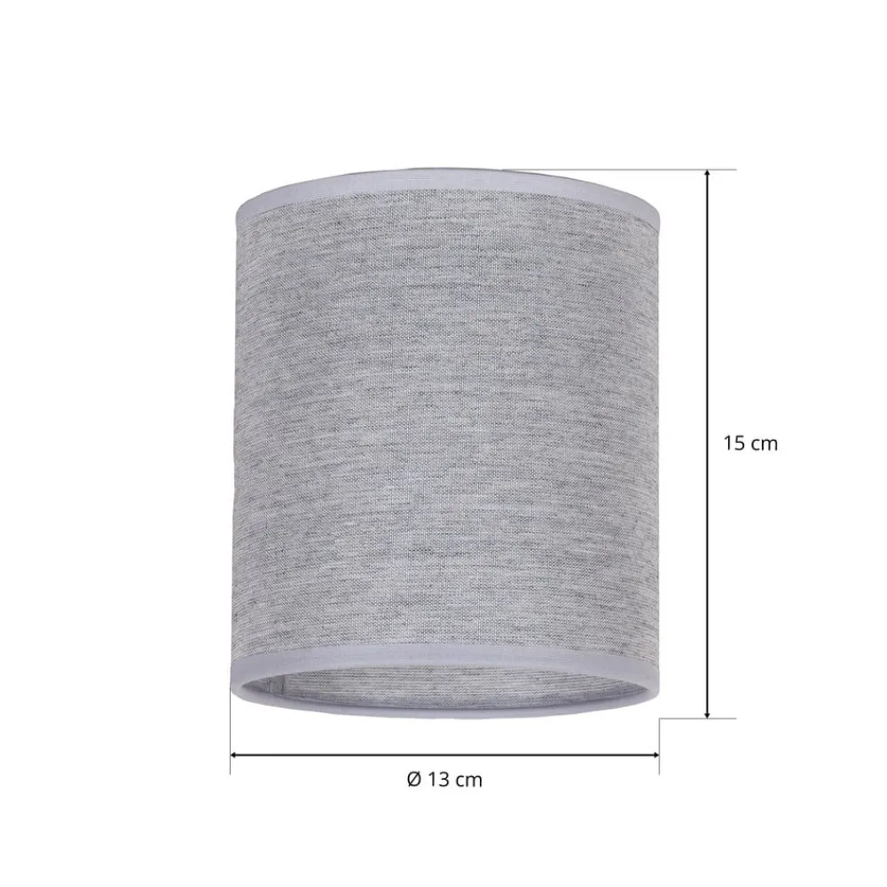 Lampeskærm Roller, grå, Ø 13 cm, højde 15 cm^Duolla Clearance