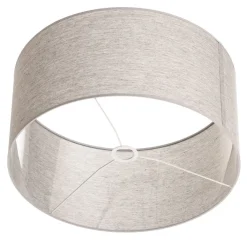 Duolla Lampeskærm Roller, grå, Ø 50 cm, højde 24 cm