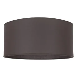 Lampeskærm Roller, jordbrun, Ø 50 cm, højde 24 cm^Duolla New