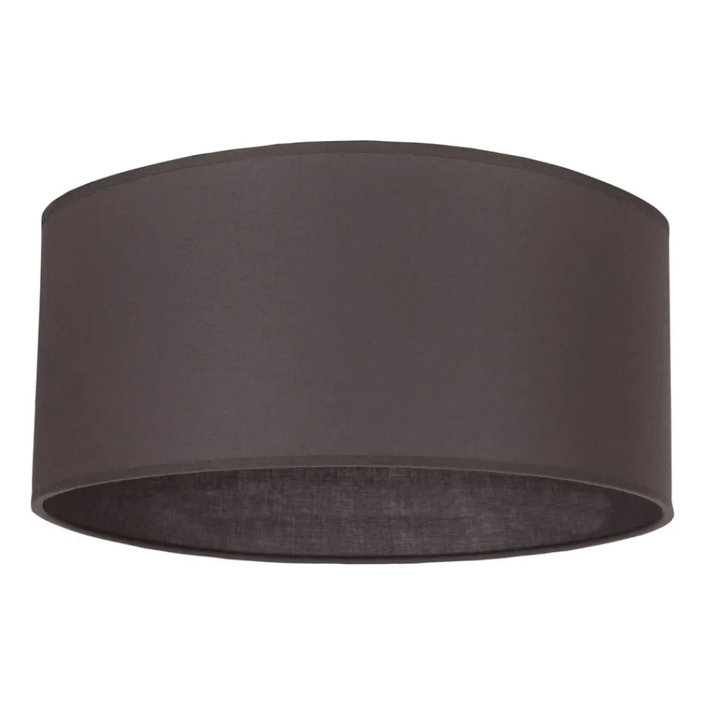 Lampeskærm Roller, jordbrun, Ø 50 cm, højde 24 cm^Duolla New