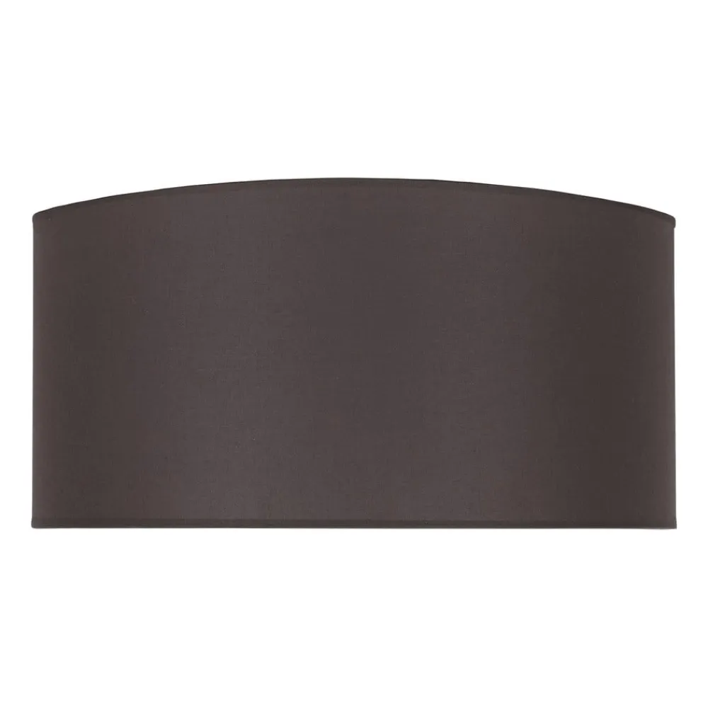 Lampeskærm Roller, jordbrun, Ø 50 cm, højde 24 cm^Duolla New