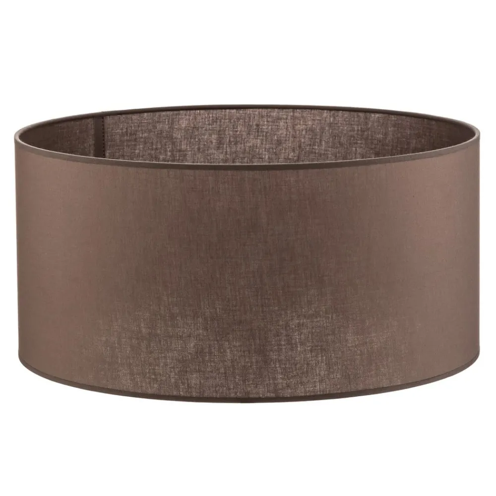 Lampeskærm Roller, jordbrun, Ø 50 cm, højde 24 cm^Duolla New