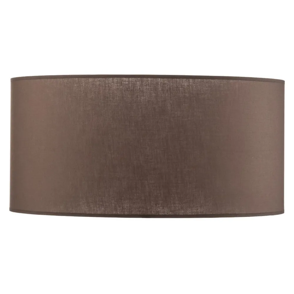 Lampeskærm Roller, jordbrun, Ø 50 cm, højde 24 cm^Duolla New