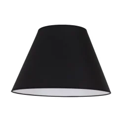 Lampeskærm Sofia Højde 31 cm, sort/hvid^Duolla