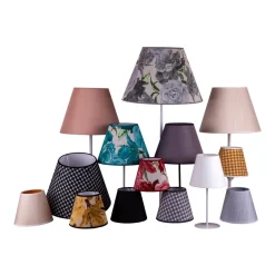 Lampeskærm Sofia Højde 25 cm, veroni beige^Duolla Outlet