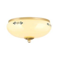 Landhaus loftlampe, messing creme blå, Ø 28 cm^ORION Clearance