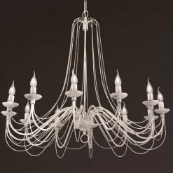 ORION Landlig rustik lysekrone Antonina, 12