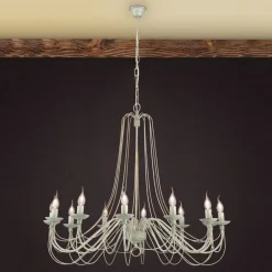 ORION Landlig rustik lysekrone Antonina, 12