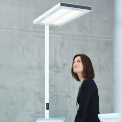 Lavigo DPS 14000, 4.000K LED-gulvlampe, hvid^Waldmann Clearance