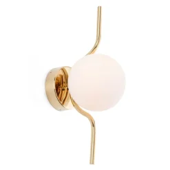 FARO BARCELONA Væglamper>Le Vita LED-væglampe med opalglas