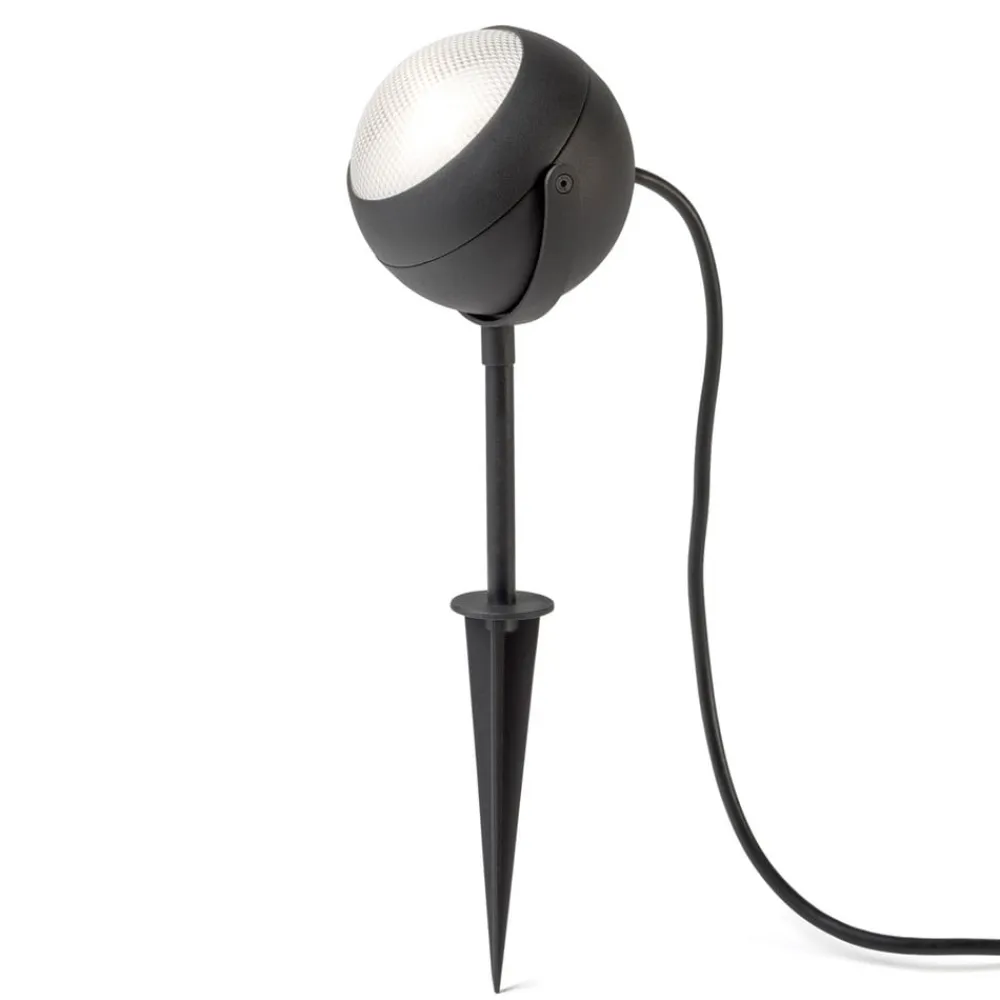 Konstsmide Lecce LED-lampe med jordspyd, sort