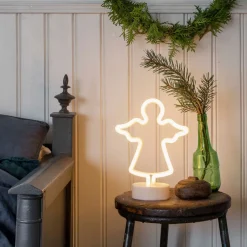 Konstsmide Christmas Dekorationsbelysning|Julepynt>LED dekorativt lysrør silhuet engel