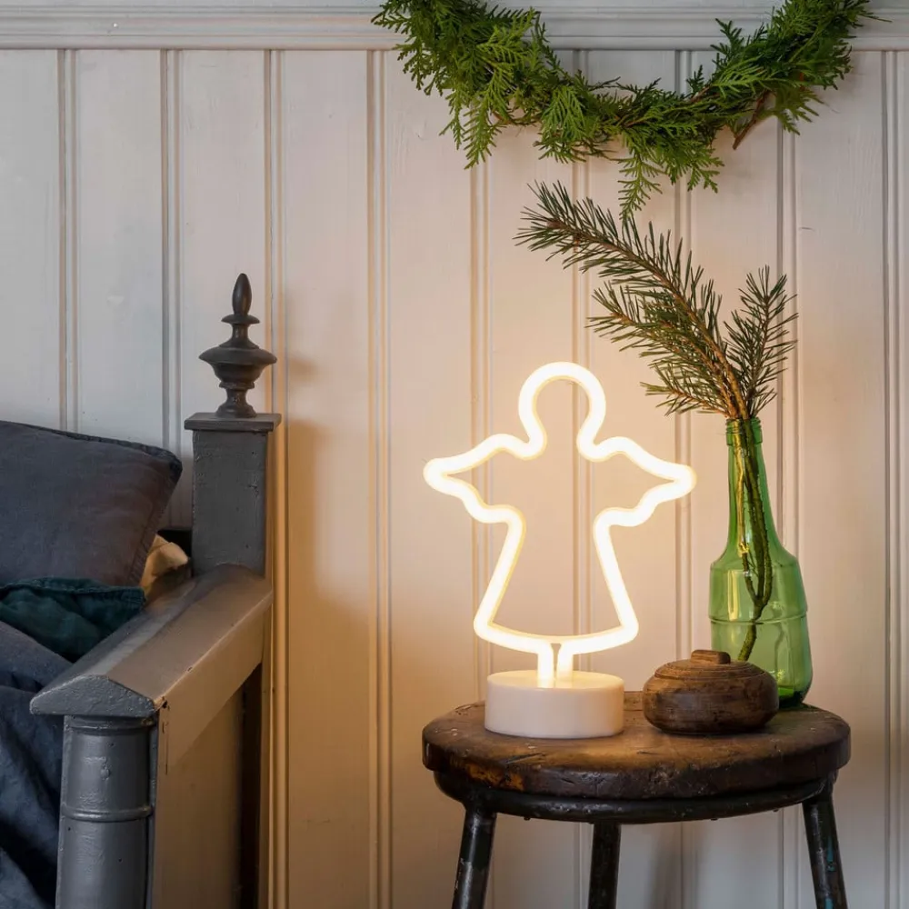 Konstsmide Christmas Dekorationsbelysning|Julepynt>LED dekorativt lysrør silhuet engel