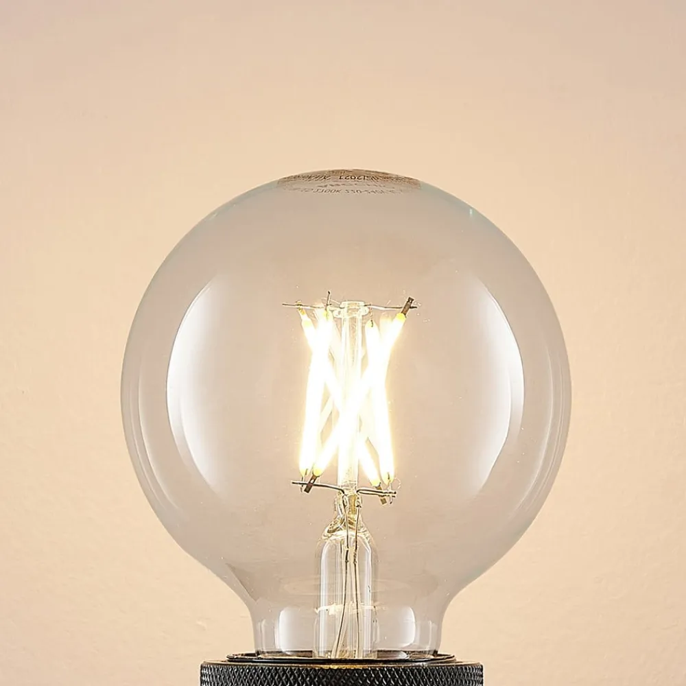 Arcchio Filament Pære>LED E27 4 W G80 2.700 K filament dæmpes klar 3 stk