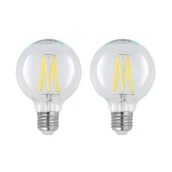 Arcchio LED E27 8 W G80 2.700 K filament dæmpes klar 2 stk