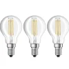 LED filamentpære E14 4 W varmhvid, 3'er sæt^OSRAM Best