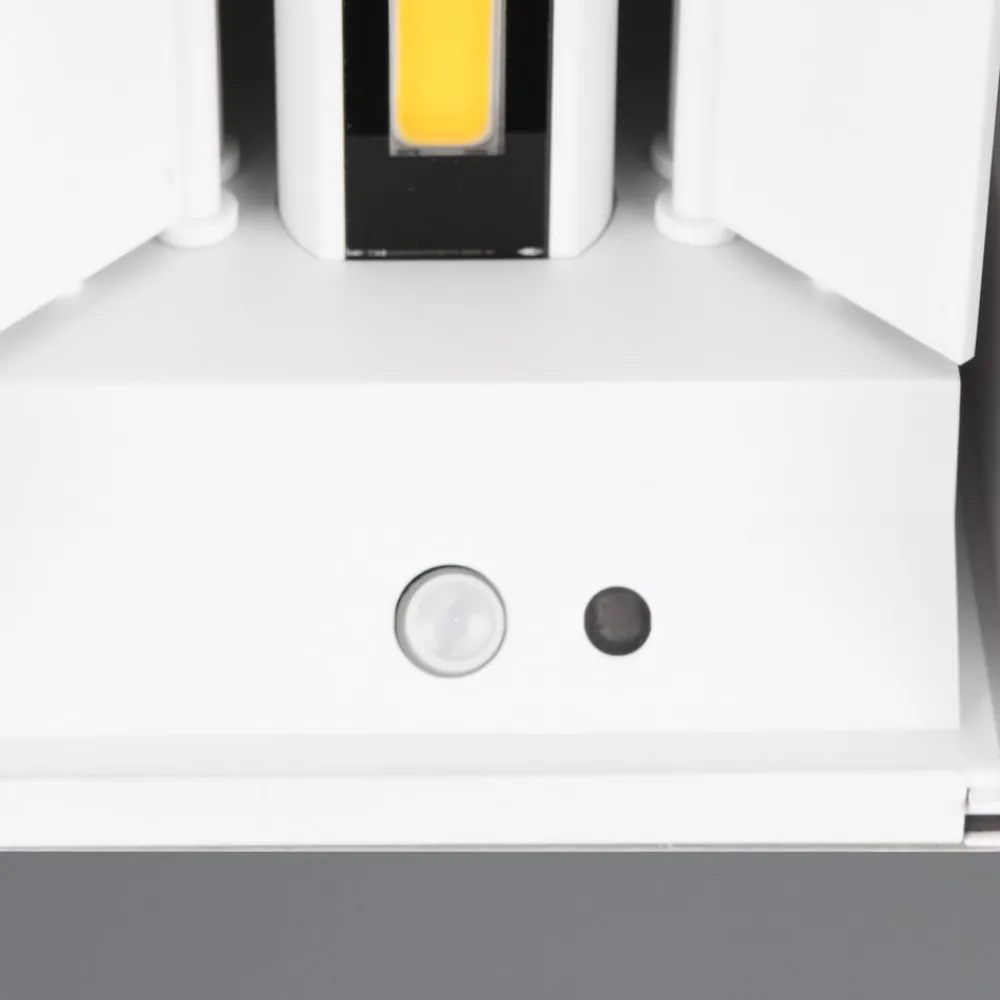 Reality Leuchten Væglampe Med Sensor>LED genopladelig udendørs væglampe Talent, hvid, bredde 10 cm, sensor