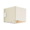 LED genopladelig udendørs væglampe Iseo, beige, bredde 10 cm, sensor^Brilliant Clearance