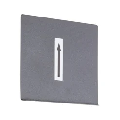 LED genopladelig udendørs væglampe Iseo, beige, bredde 10 cm, sensor^Brilliant Clearance