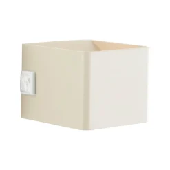 LED genopladelig udendørs væglampe Iseo, beige, bredde 10 cm, sensor^Brilliant Clearance