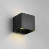 Reality Leuchten Væglampe Med Sensor>LED genopladelig udendørs væglampe Talent, sort, bredde 10 cm Sensor