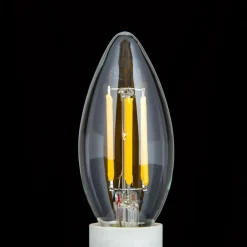 ORION Dæmpbar Led-Pære|Filament Pære>LED glødepære E14 C35 klar 6W 827 720lm dæmpbar