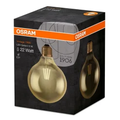 LED globepære Gold E27 2,5W varmhvid 220 lumen^OSRAM Hot