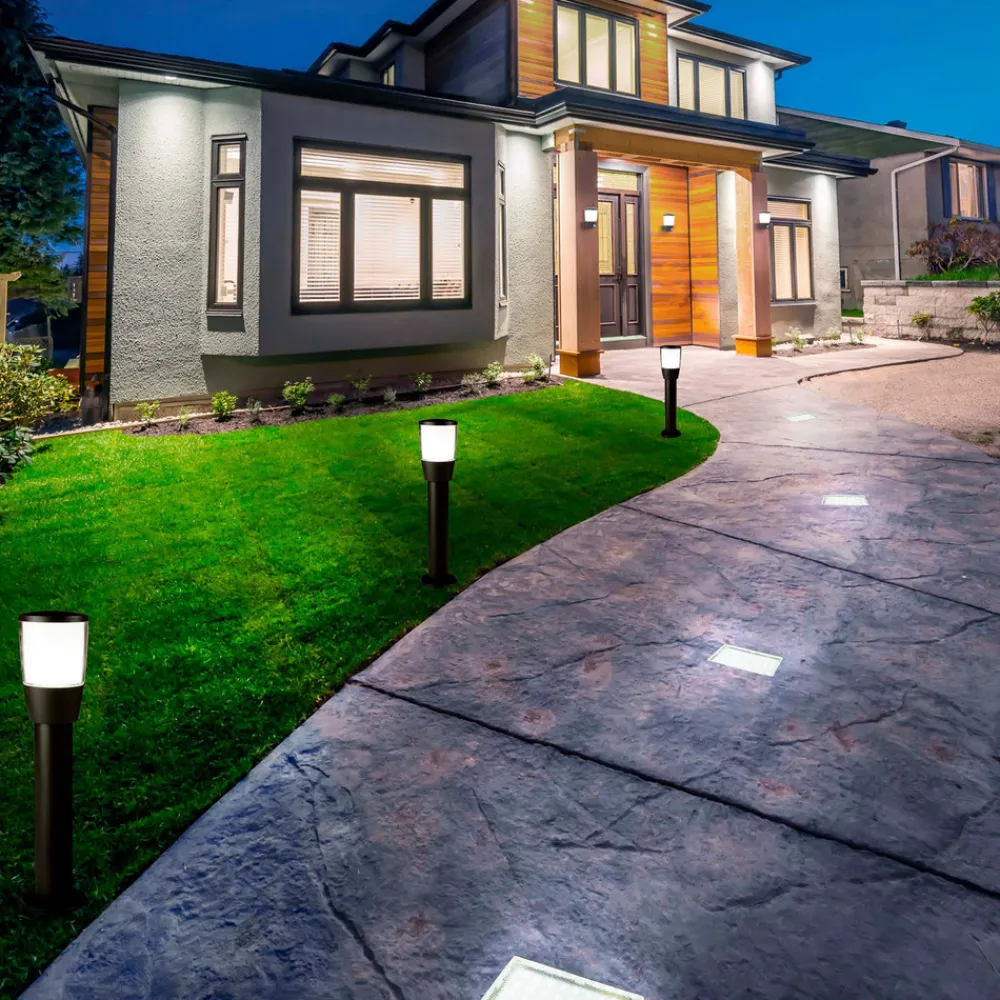 LED indbygget gulvlampe Walkover, IP68 15x15cm^Searchlight Hot