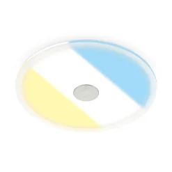 Briloner Loftlamper|Indbygningsspots>LED indbygget loftslampe 748 IP44 CCT Switch Ø 22cm